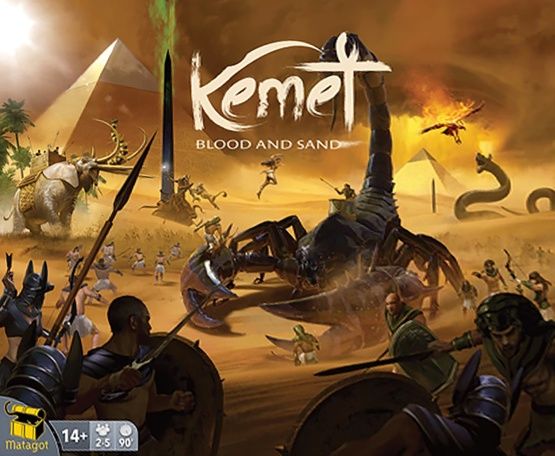 Kemet: Blood and Sand + Obeliscos + Touro Sagrado + Verme da Areia